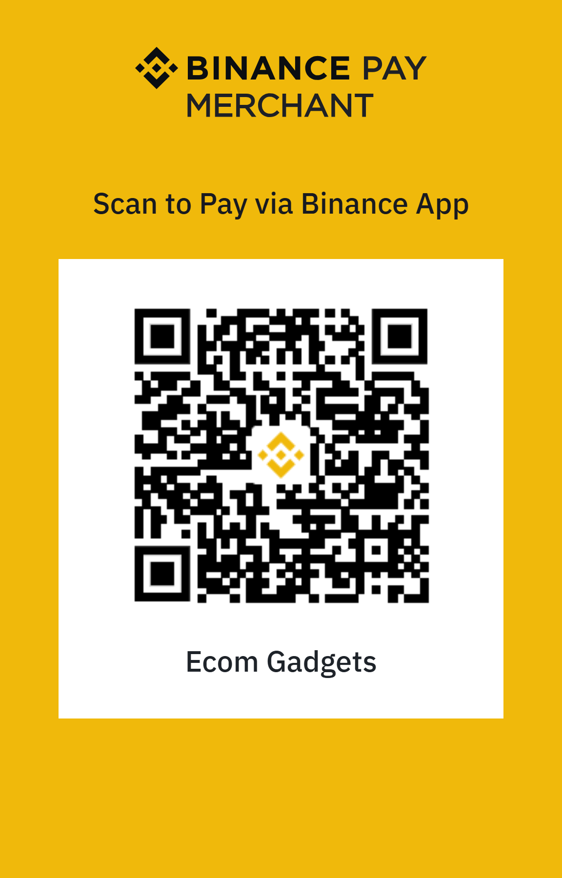 Binance QR Code