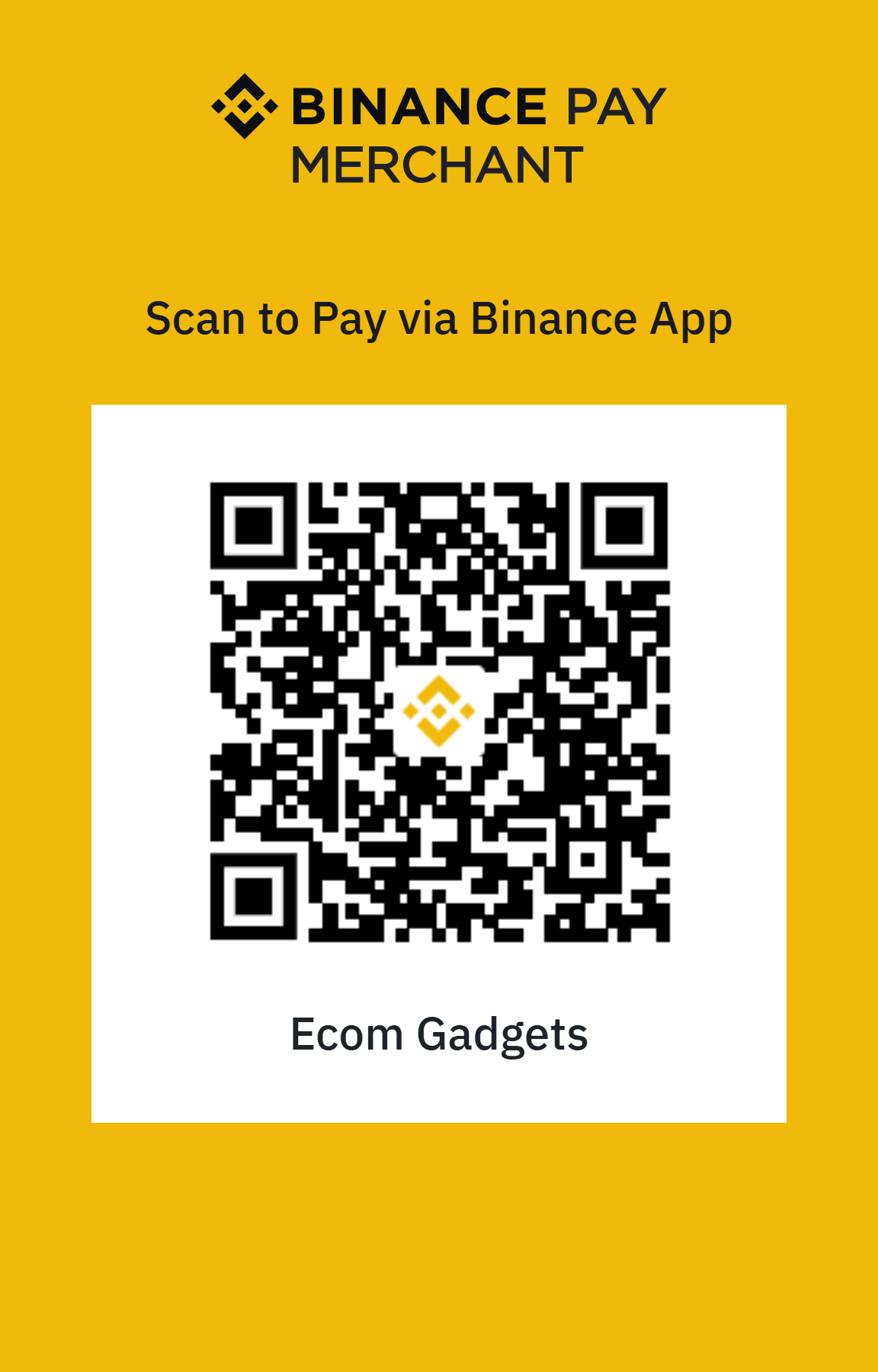 Binance QR Code