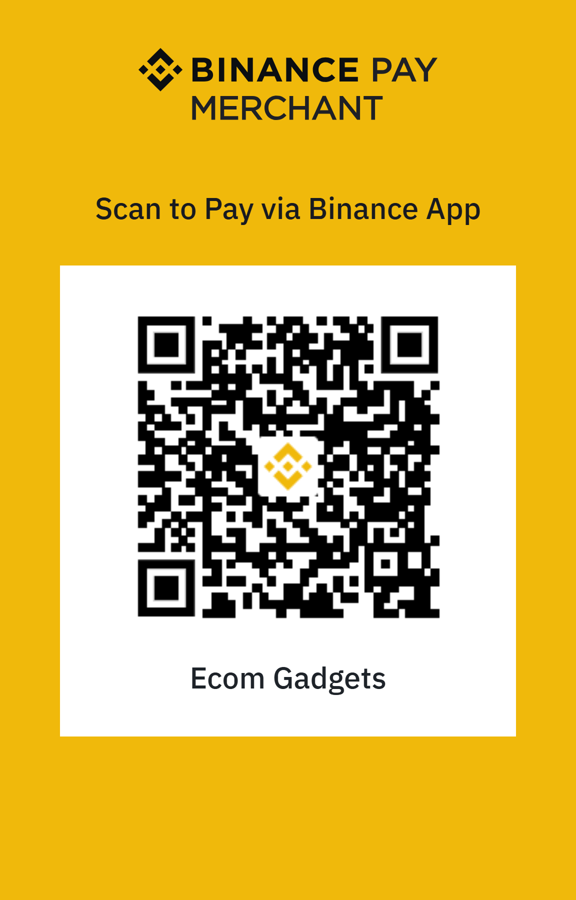 Binance QR Code